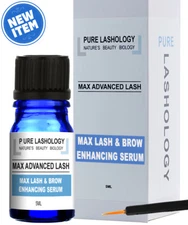 Pure Lash ology Natures Beauty Biology Eyelash Growth Serum & Eyebrow Enhancer 