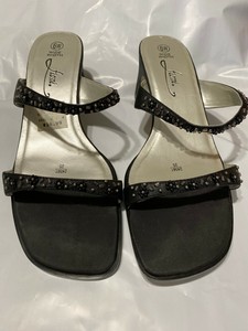 fioni black sandals