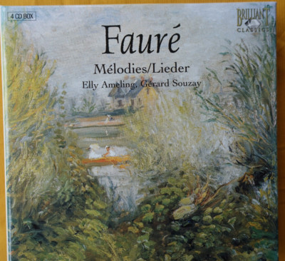Elly Ameling | Faure | Melodies/Lieder | 4cds & full texts | Brilliant Classics