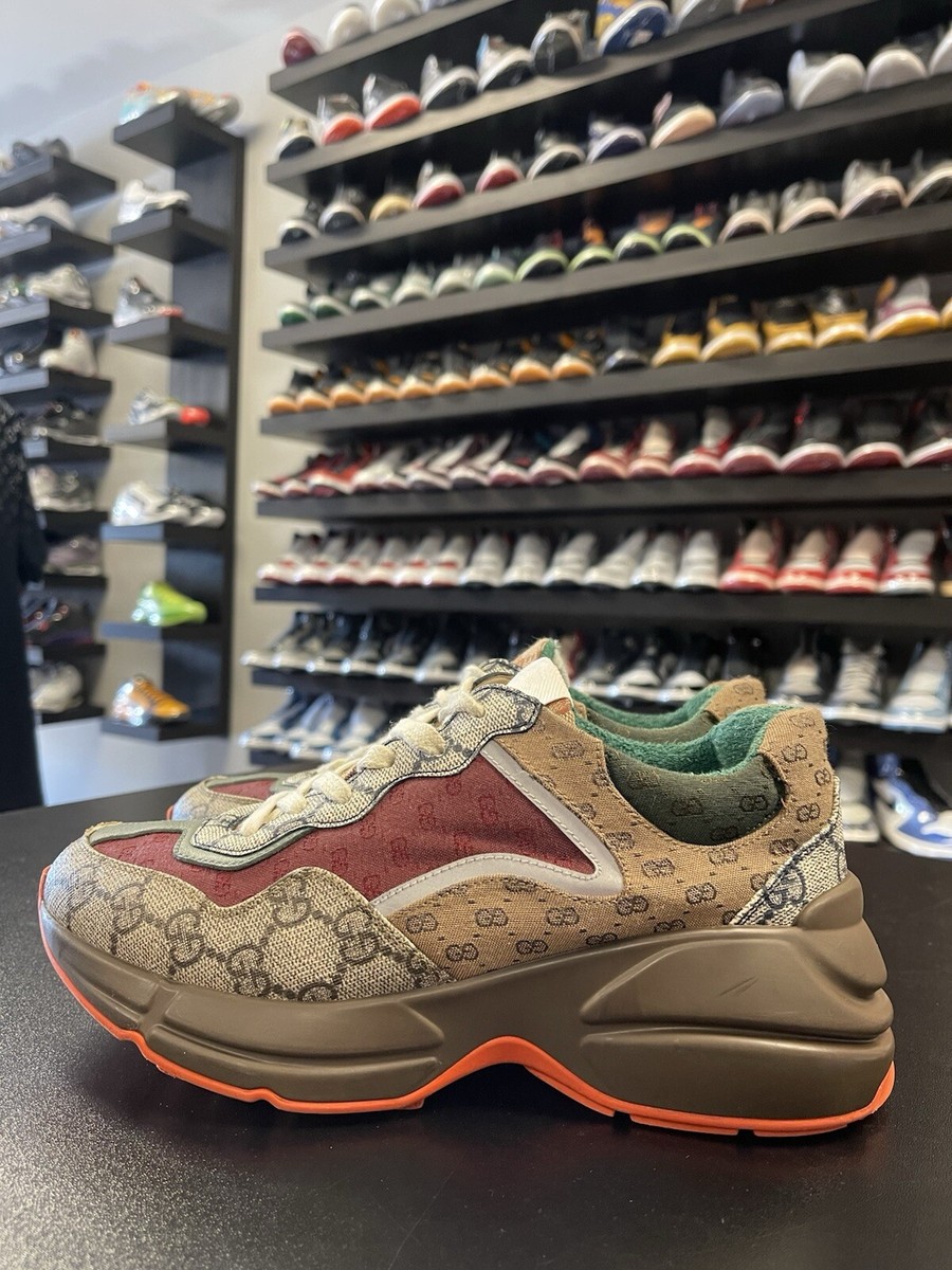 Size 7US/37EU - Gucci Rython GG Mono Sneakers Women's 100 Size 7US/37EU - Gucci Rython GG Mono Sneakers Women's 100