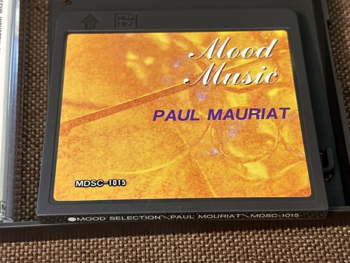 PAUL MAURIAT Mood Music JAPAN MD (Mini Disc) MDSC-1015 w/ OBI Echo Industry - Zdjęcie 3 z 9