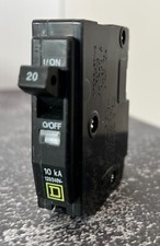 Square D QO120 20A 1-Pole 120/240V 10kA Circuit Breaker