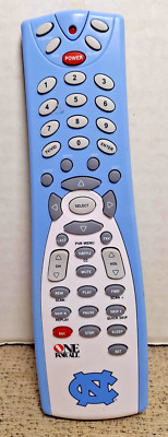 UNC Tarheel One For All URC3021B00 3-Device Universal Remote Control