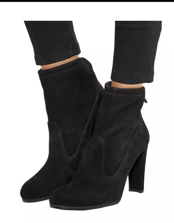 Stuart weitzman catch store suede bootie