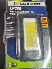 LUXPRO Rechargeable 500 Lumen Palm Light with Power Bank, LP385 3796