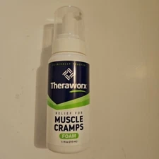 Theraworx Relief Foam Leg Cramps Foot Cramps Muscle Soreness 7.1oz Exp 2027+