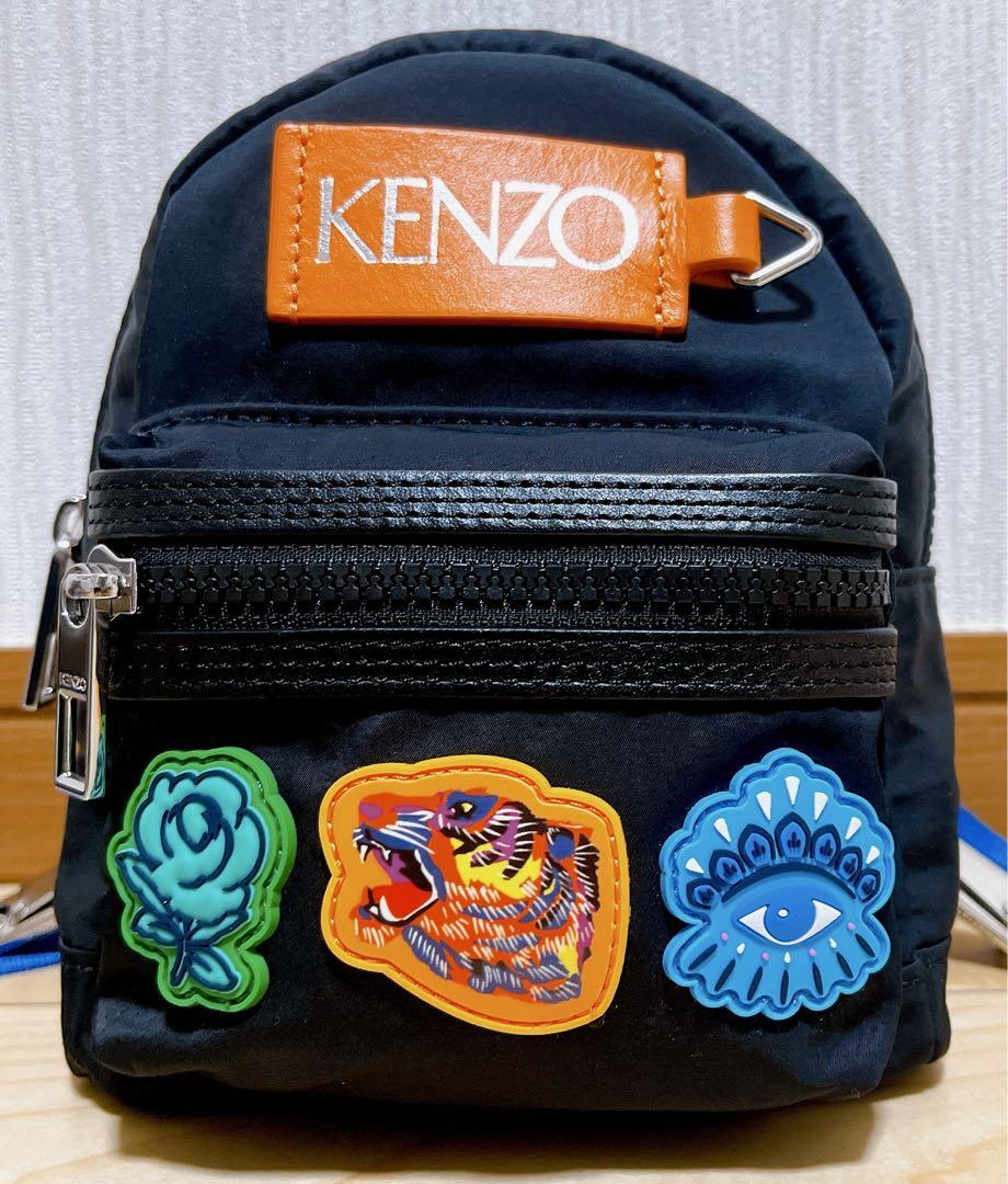 KENZO BTS Icon Badge Mini Backpack 3way Bag Black Ladies jp KENZO BTS Icon Badge Mini Backpack 3way Bag Black Ladies jp