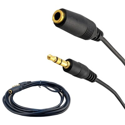 10ft 3.5mm 1//8/"Stereo Audio Aux Headphone Cable Extension Cord Male to Female~1X
