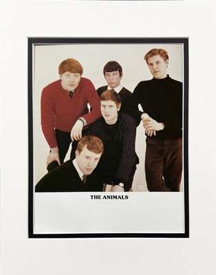THE ANIMALS 8x10 Vintage Print Photo Poster Matted 11x14 Retro British Invasion