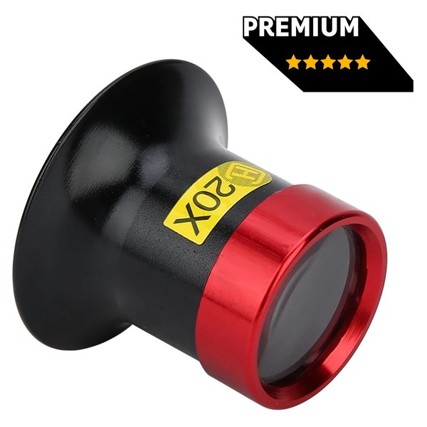 Lupa de Relojero 20X Profesional – Lente Óptica Precisión Joyería