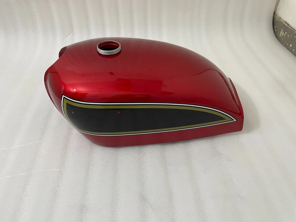 Honda CB550F CB 550F 1975-78 aleación de aluminio pintado gasolina combustible tanque gasolina + tapa Foto 3 de 4