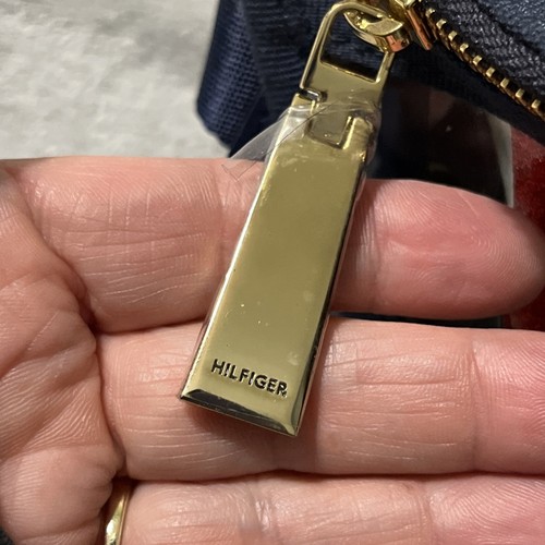 Tommy Hilfiger Bolso Cinturón Cintura Vinilo Transparente Riñonera Nuevo Sin Etiquetas Rojo Blanco Azul - Imagen 4 de 13