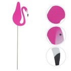 1pc Outdoor Flamingo Adornment Courtyard Layout Ornament Kid's Toy (Dark Pink)