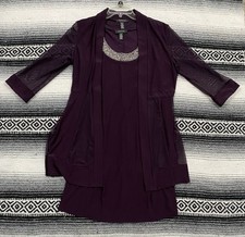 Mother Of Bride R M RICHARDS Dress Womens 10 Evening Occasion Formal With Jacket