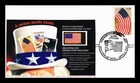 US COVER OLD GLORY HAND FAN FIRST DAY ISSUE ASDA MEGA EVENT GG CACHET