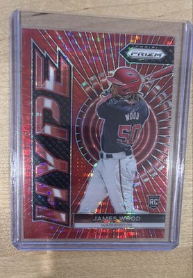 2024 Panini Prizm - Hype James Wood #19 Red Pulsar Prizm /399 (RC)