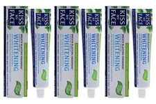 3 Kiss My Face WHITENING FLORIDE FREE TOOTHPASTE Cool Mint Gel 4.5oz NIB Sealed