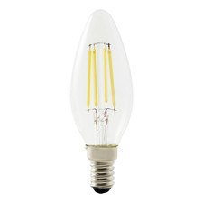Diall LED 4W Candle Filament Bulb – Neutral White 550lm Dimmable Light