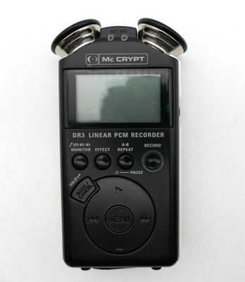 Mc CRYPT DR3 Linear PCM Recorder Portabler MP3 Wave-Recorder