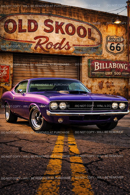 CUDA Photo Digital Product Image Picture Background print BARRACUDA 0.99 MOPAR