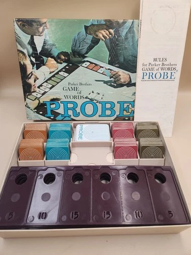 PROBE, VINTAGE 1964 MILTON BRADLEY COMPLETE GAME OF WORDS