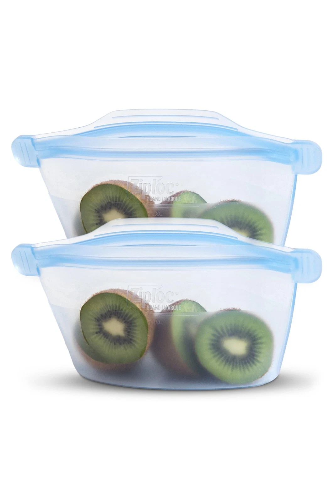 Endurables Small Container, 2 Cups, Reusable Silicone Bags and Food Storage M...