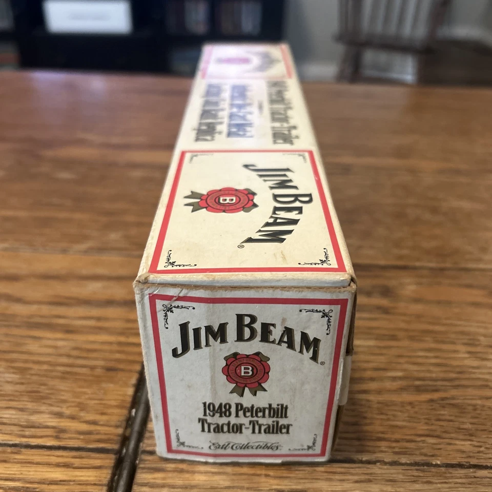 1948 Peterbilt Tractor Jim Beam Coin Bank ERTL Die-Cast Metal/1996 NIB - Image 3 of 4