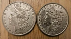 1879 Morgan Silver Dollar, Lot Of 2