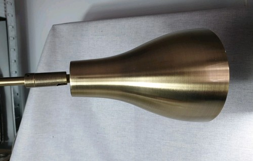 Endon Leyton Swan Neck Table Lamp Brass Effect Adjustable Office Home - Picture 7 of 10