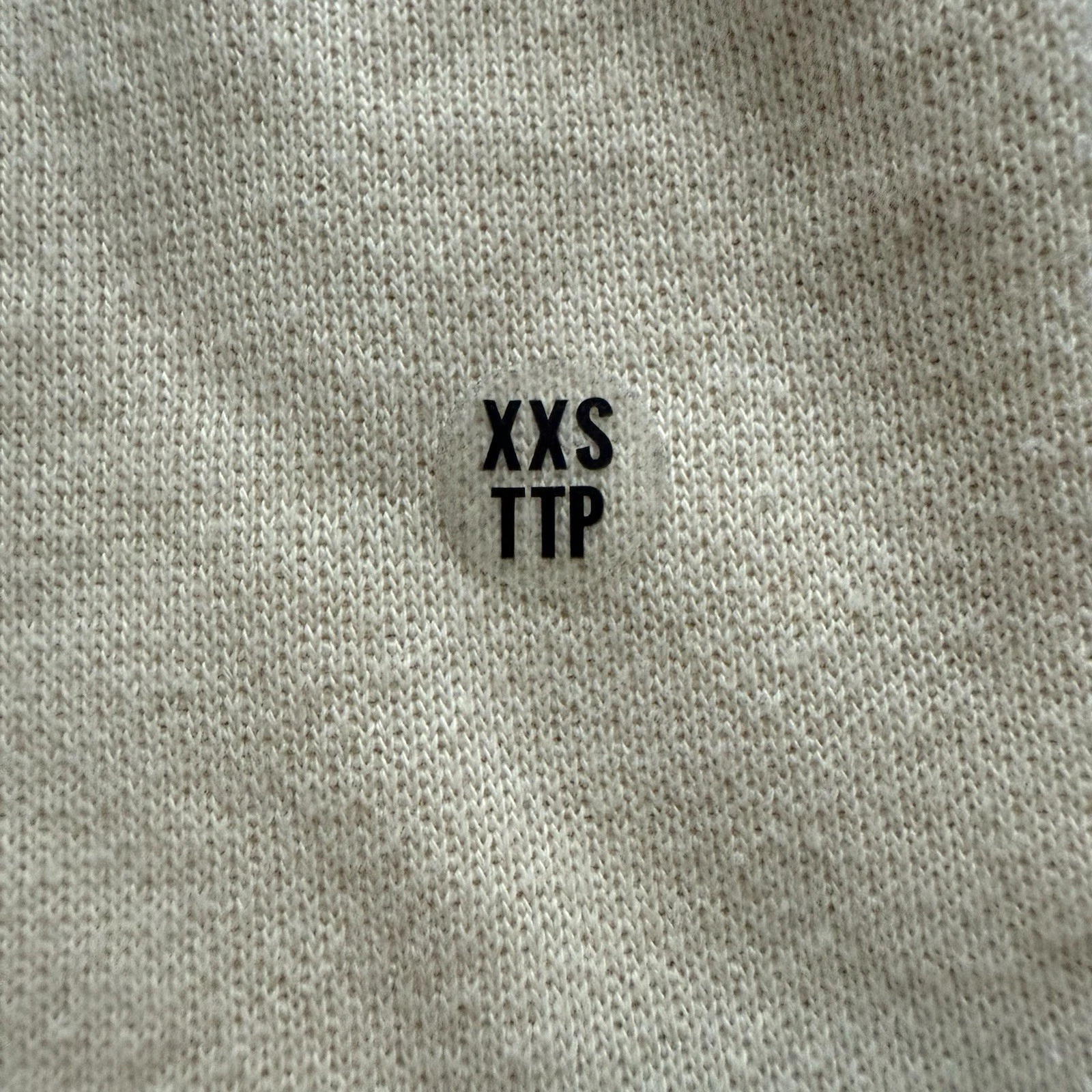 OFF WHITE Felpa Aerie oversize con cappuccio avorio beige panna XXS nuova con etichette