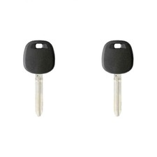 Replacement Transponder Ignition Car Key for Toyota Sienna 2007 TOY44D Pack of 2
