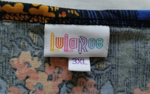 NWT WOMEN LuLuRoe MILTI COLOR FLORAL PULL-OVER SHORT SLEEVE BLOUSE TOP SIZE XL - Picture 6 of 7