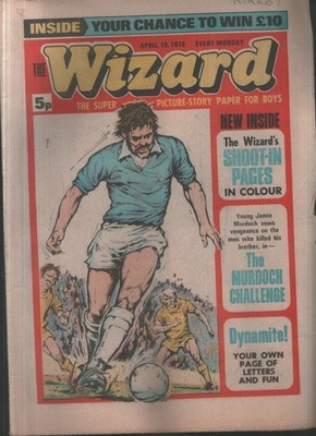 THE WIZARD comic  - April 10, 1976