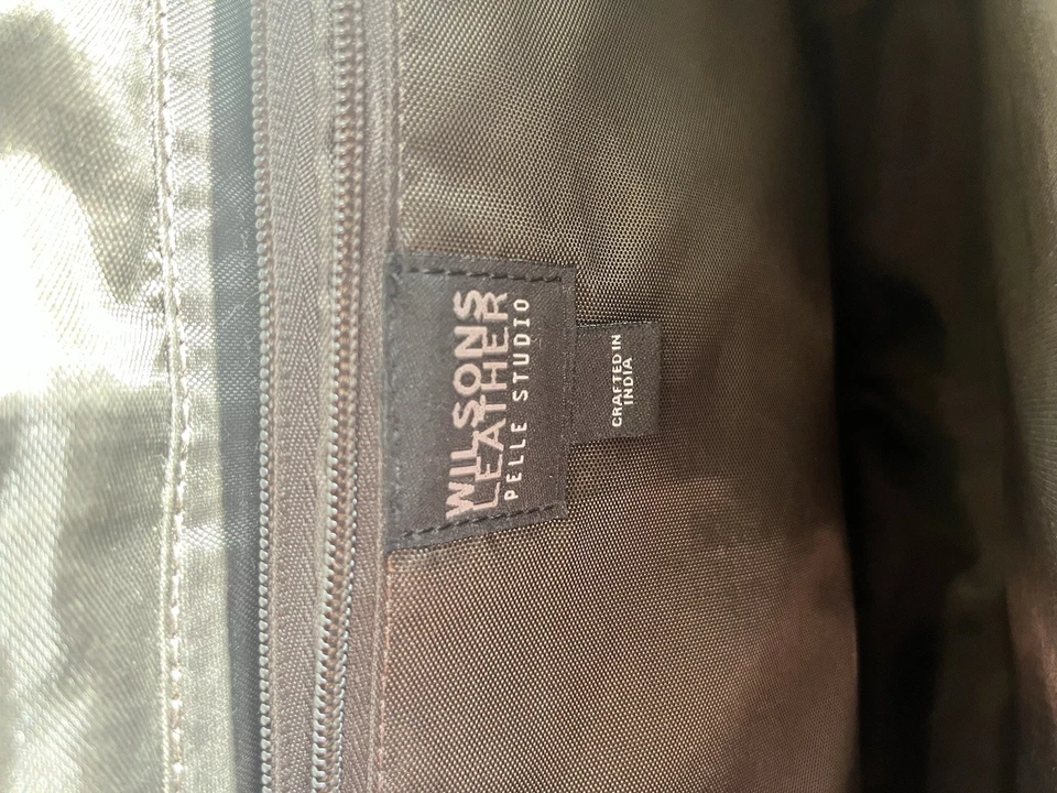 Maletín de embarque Wilson’s de cuero Pelle Studio Foto 4 de 4