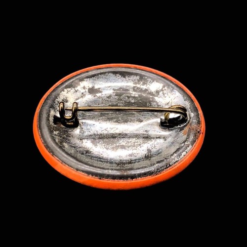Vintage Orange Brothers Construction "193" Pin Pinback Button Teamsters Union? - Picture 3 of 3
