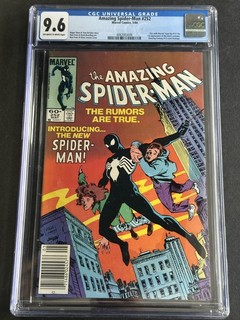 Amazing Spider Man #252 Marvel Comics 1984 1st Appearance Black Costume CGC 9.6