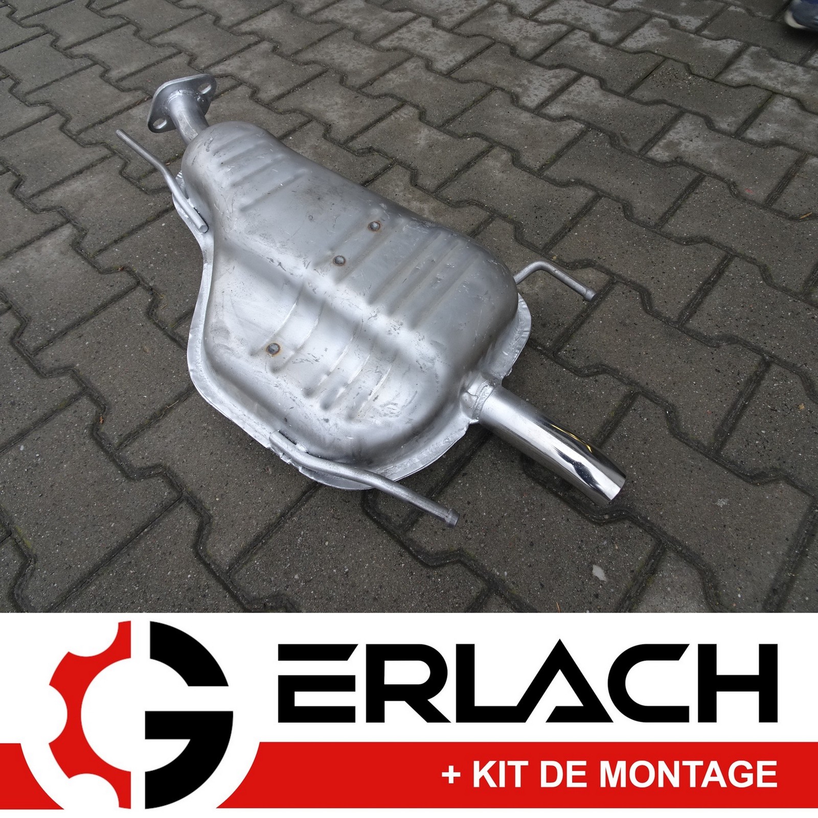 Silencieux arrière Opel Astra G 1.4 1.6 réduction... en acier