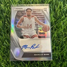Marcus Burk 2021 Prizm Draft Picks Rookie Auto DP-MBU Grand Rapids Gold RC B22