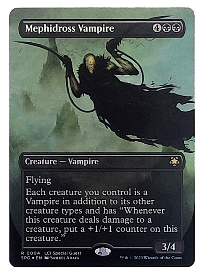 MTG Modern Horizons 3 Mephidross Vampire SPG (Full Art FOIL) MINT/NM x1