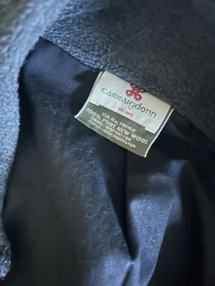 Chaqueta de lana para hombre Made In Ireland con forro polar. Talla Grande/XL Foto 3 de 4