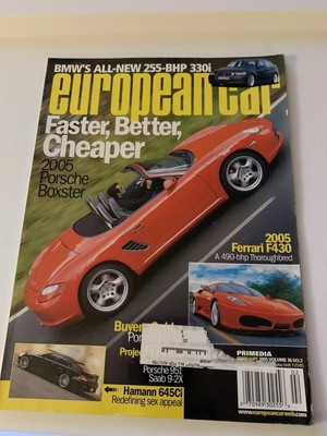 #ad European Car Magazine February 2005 $28.83