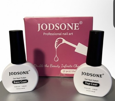 JODSONE 2 Pcs  Top Coat & Base Coat Gel Polish Set 10 ml Exp 07-2029