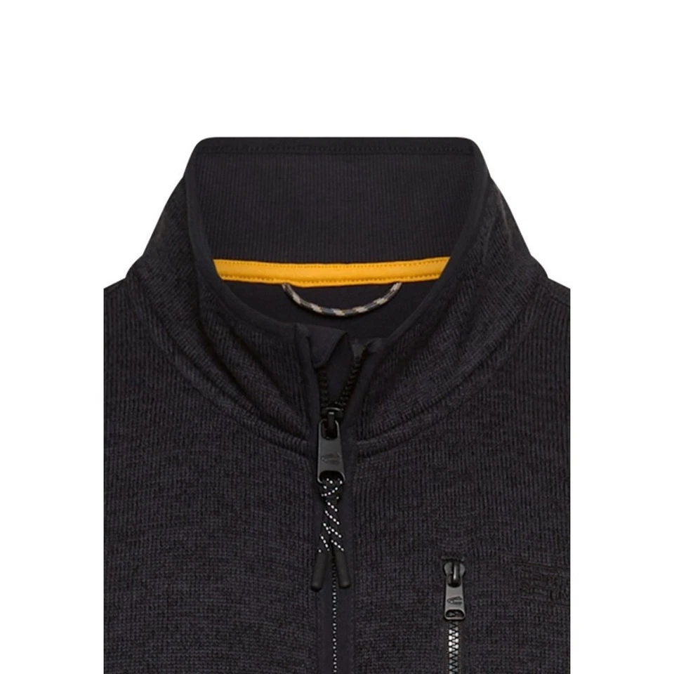 Camel active Herren Strickjacke Regular Fit blau 6K53 409510 48 dark navy - Bild 2 von 4