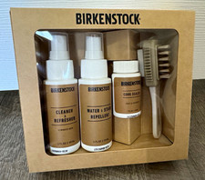 Birkenstock Shoe Care Kit: Cleaner, Refresher, Repellent, Cork Sealer  Brush