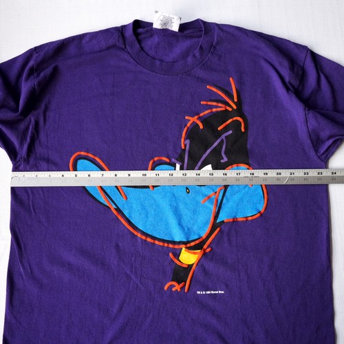 Vintage Daffy Duck Shirt Herren XL Warner Bros Cartoon Tee 90s 1994 Giant Head - Bild 7 von 12