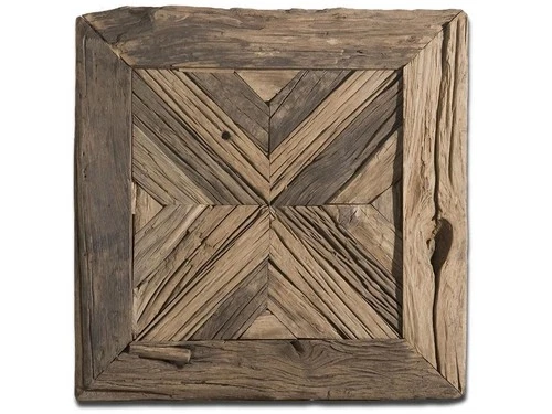 Uttermost 4014 Rennick 21" Square Reclaimed Pine Wood Rustic - Wood - Picture 1 of 4