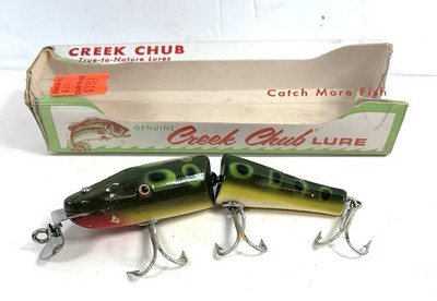 Leurre De Pêche Vintage CREEK CHUB 700 Pikie - Réédition 1999 CCB Co - Neuf Dans Sa Boîte Avec Papiers