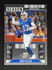 2024 Panini Contenders Optic Josh Allen Season Ticket #5 Bills
