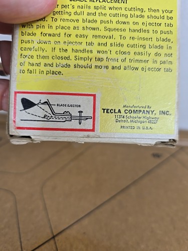 The Original Dog Nail Trimmer BNIB Resco No. 727 Pet Nail Cutter Telca Co. - Picture 7 of 18