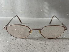 Anne Klein Eyeglasses Frames ONLY AK7010 K1046 Oval Full Rim 48-19-135 Gold
